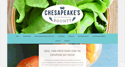 Desktop Screenshot of chesapeakesbounty.com